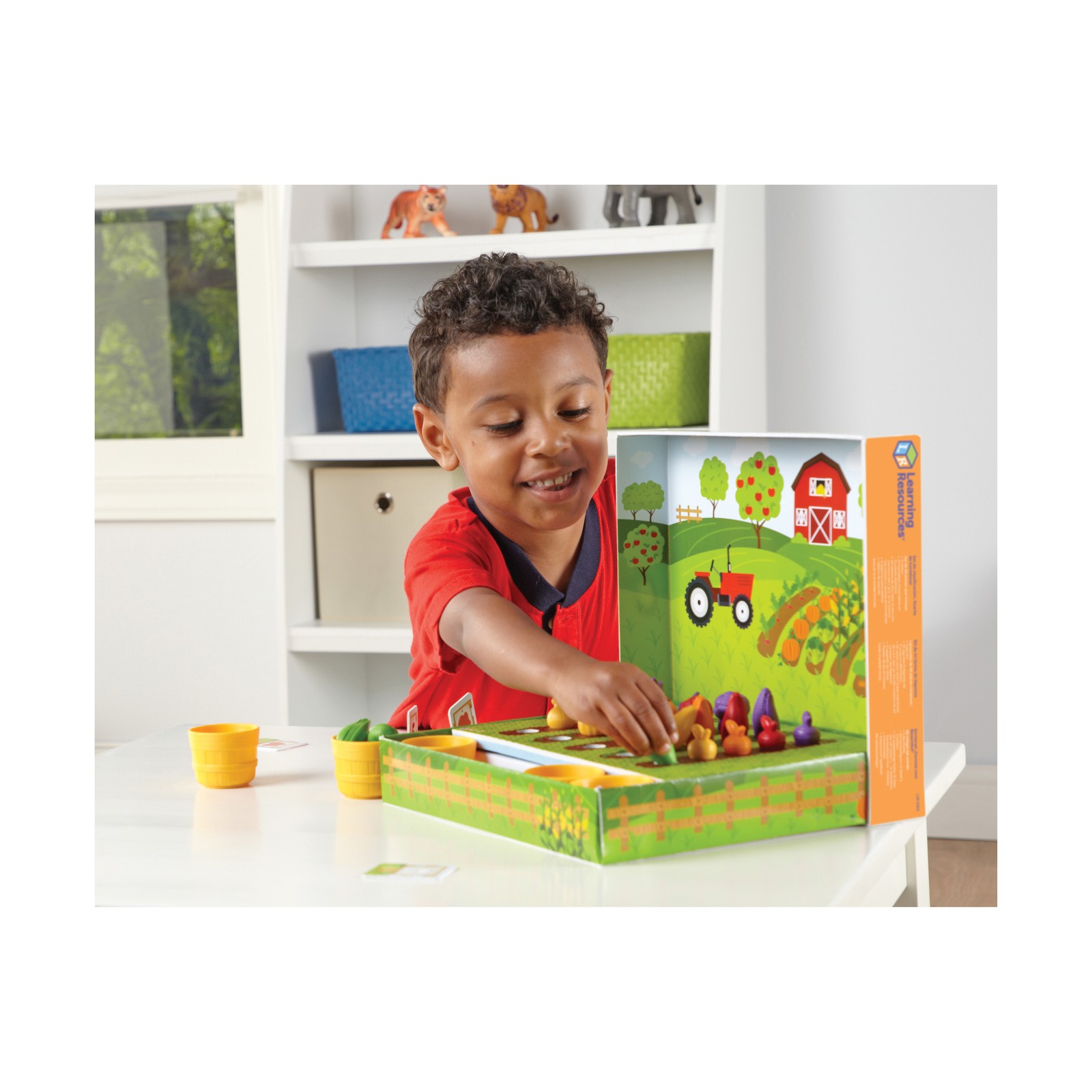 New - Learning Resources Veggie Farm Sorting Set - Ages 3+ | 1 player
