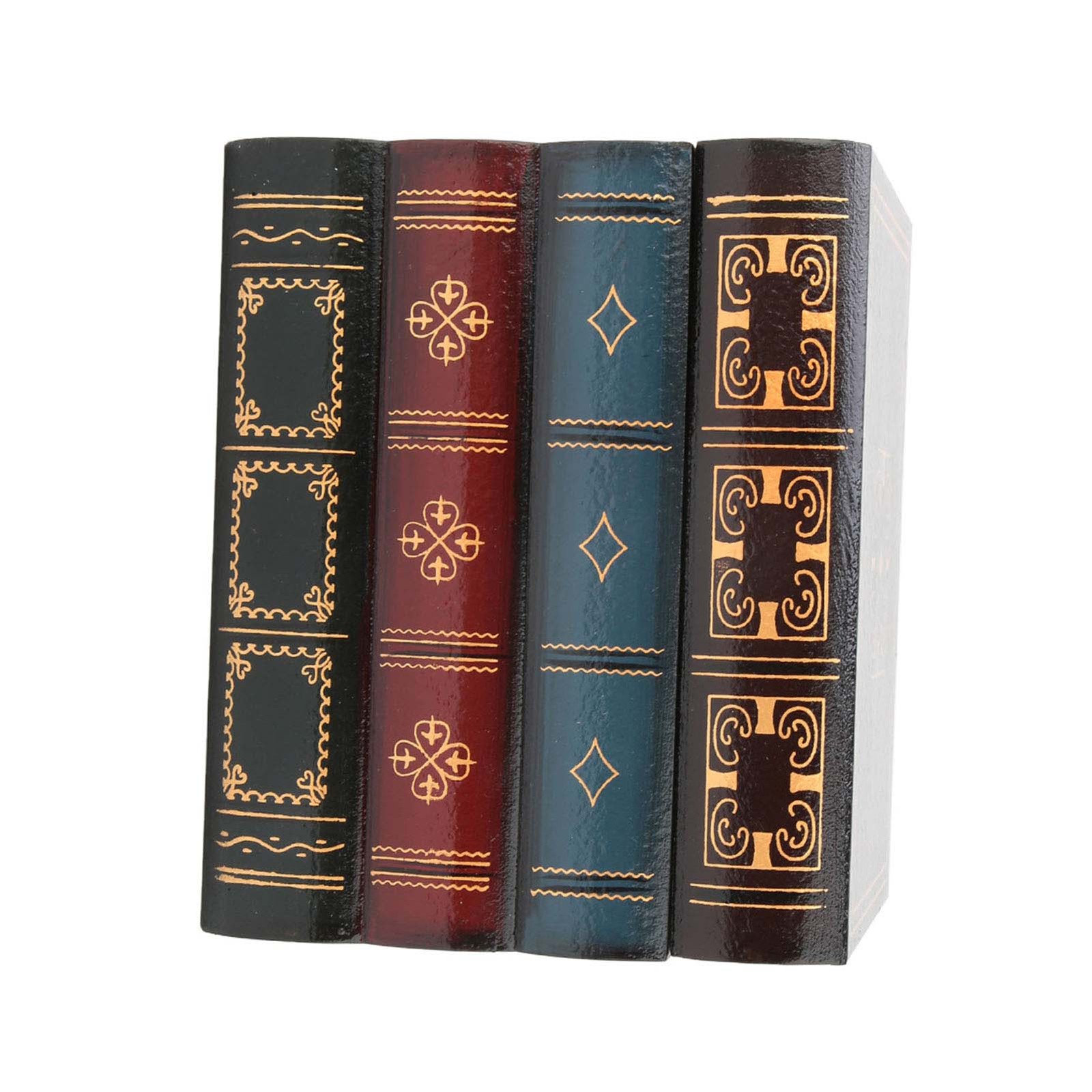 European Vintage Fake Book Storage Box Home Office Shelf Decor 1