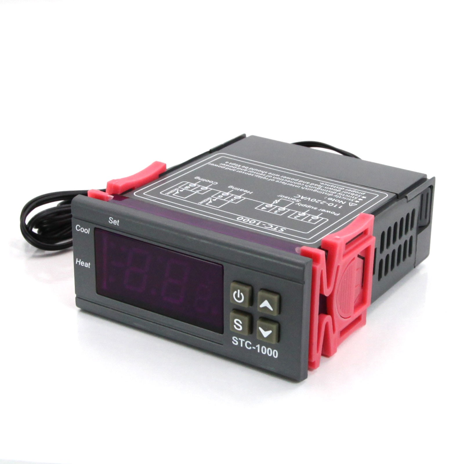 STC-1000 Digital Temperature Controller Thermostat w/ Sensor AC 110V Universal