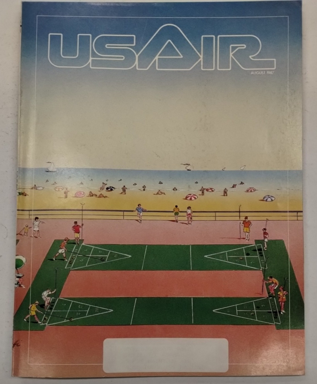 USAIR Magazine August 1987/ Volume IX/Number VIII-Original.