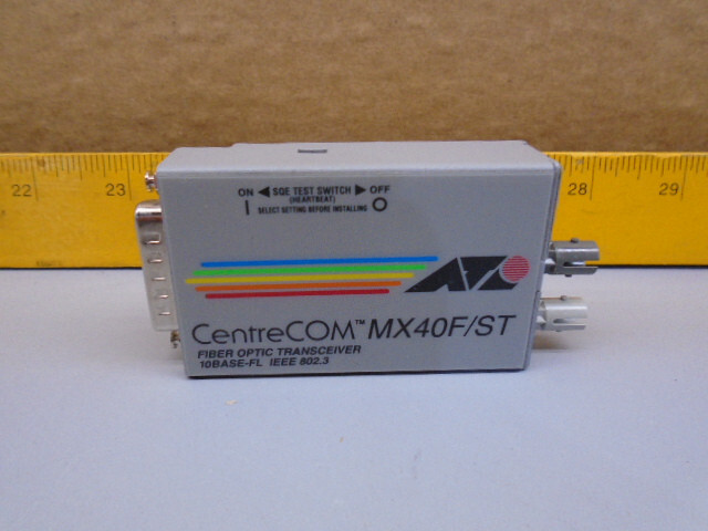 MX40F/ST Allied Telesis  CentreCOM Fiber Optic transceiver  WX59