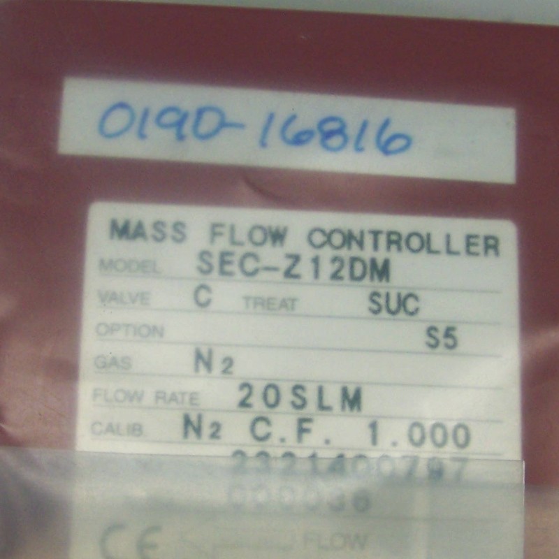 NEW Stec SEC-Z12DM Mass Flow Controller MFC (N2/20SLM)