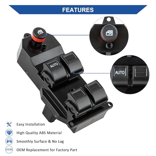 Driver Side Master Power Window Switch Control Button Compatible with 2001