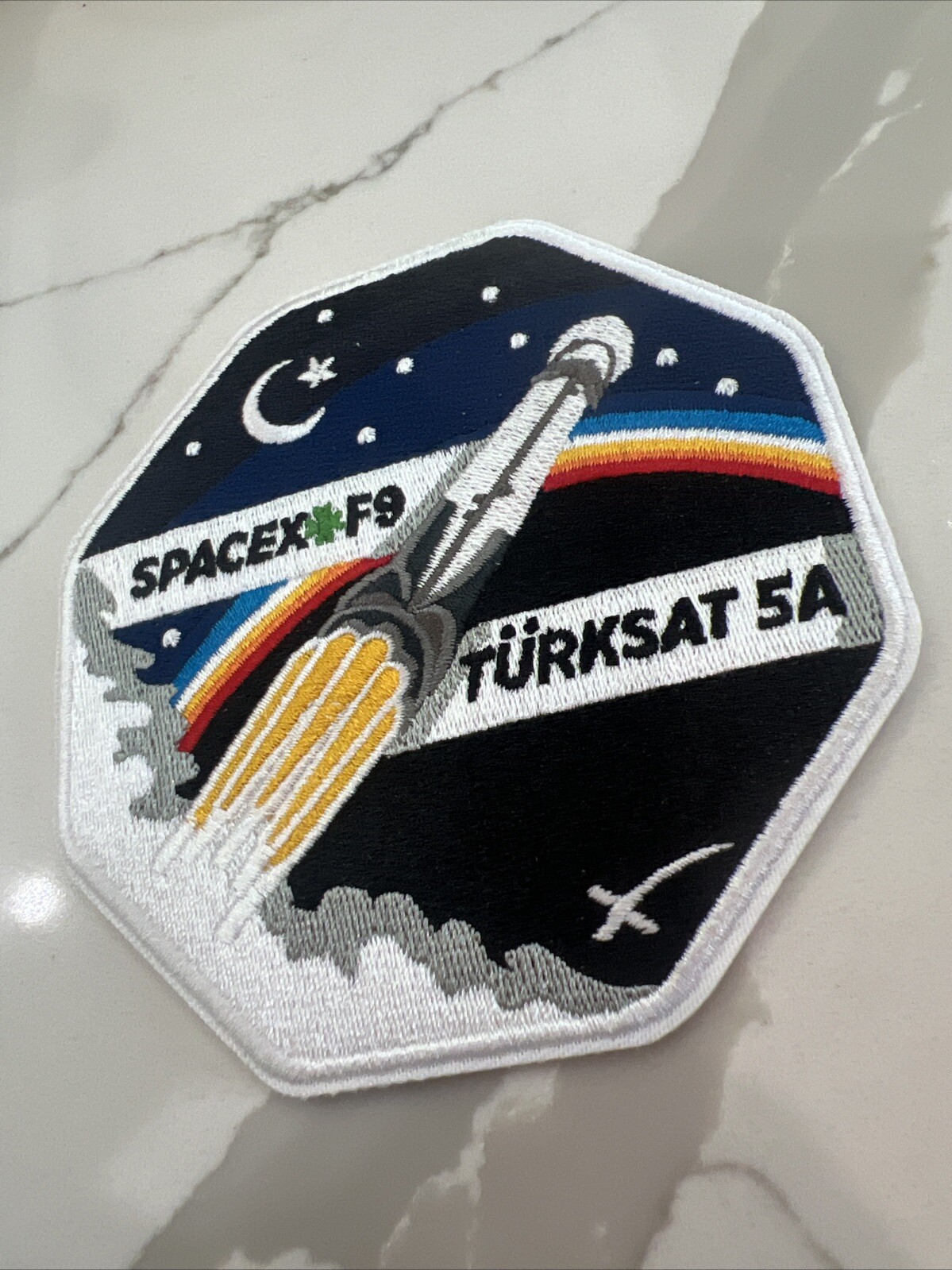 SpaceX Employee Patch - Turksat 5A Satellite Mission