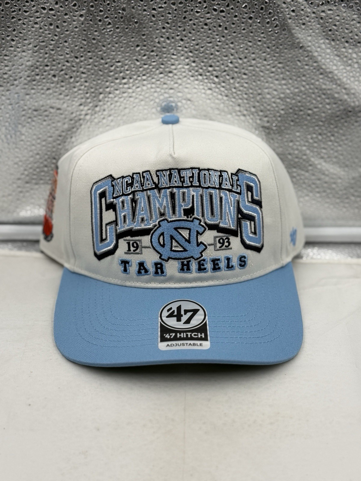 North Carolina Tar Heels NCAA '47 Champs Off White Hitch Adjustable Snapback Hat