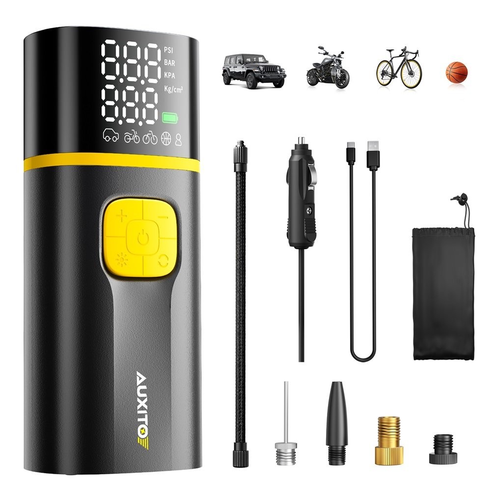 12 Volt 150 PSI New Tire Inflator Car Air Pump Compressor Electric Portable Auto