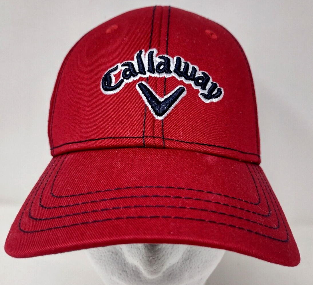 Callaway Wachesaw Plantation East Red Adjustable Hat Cap