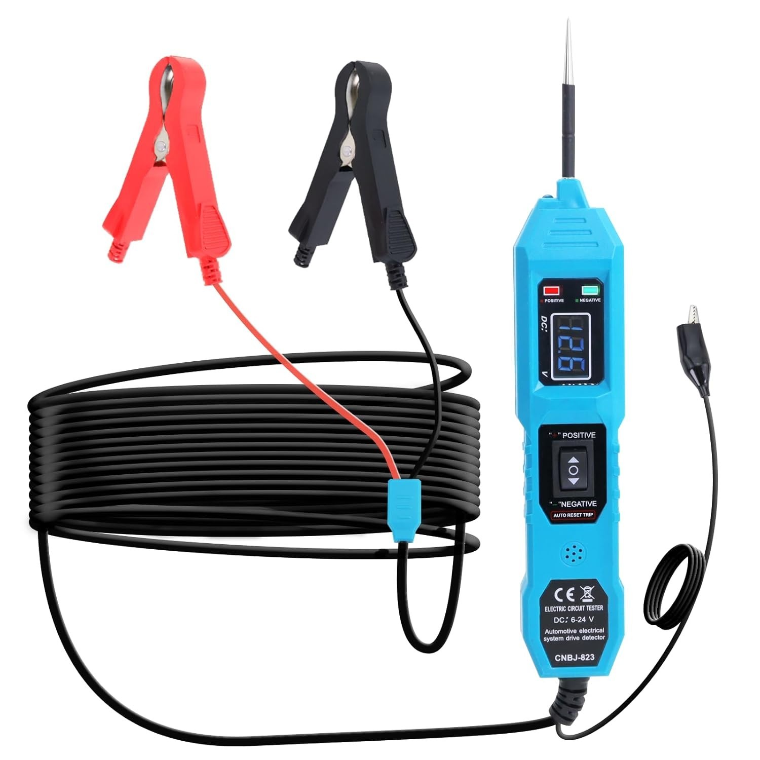 Probador de Circuitos Automotriz 6V-36V Detector de Cortos y Voltaje
