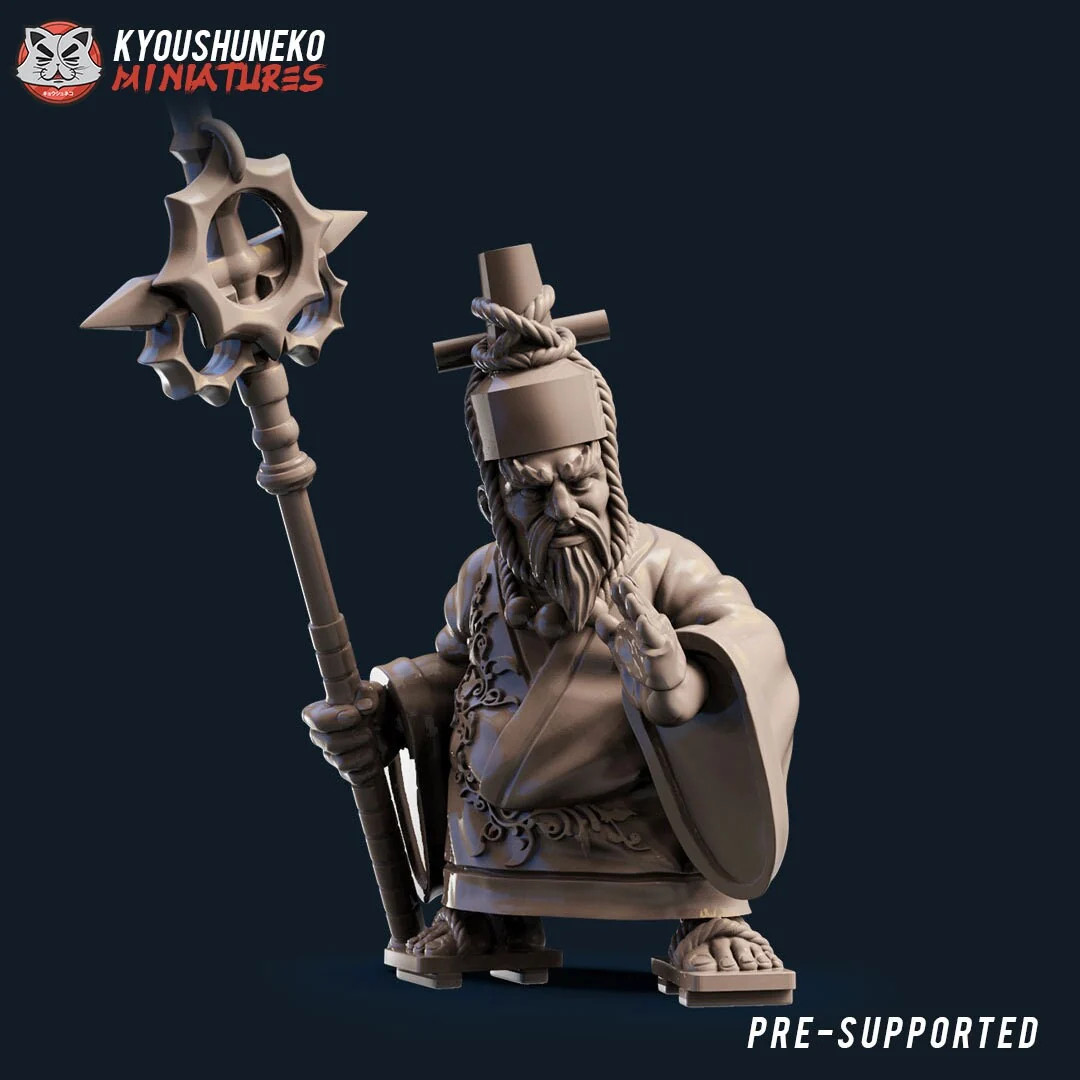 Dwarf Rune Lord - 28-32mm Nippon - Resin Tabletop Miniature