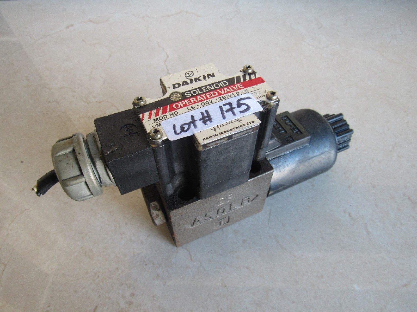 Daikin LS-G02-2BP-10-N Lot # 175 Listed by Mike