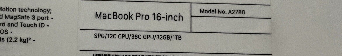 ⭐️ Apple MacBook Pro 16" M2 Max chip 1TB SSD 32GB 2023 Space Grey AppleCare+ NEW