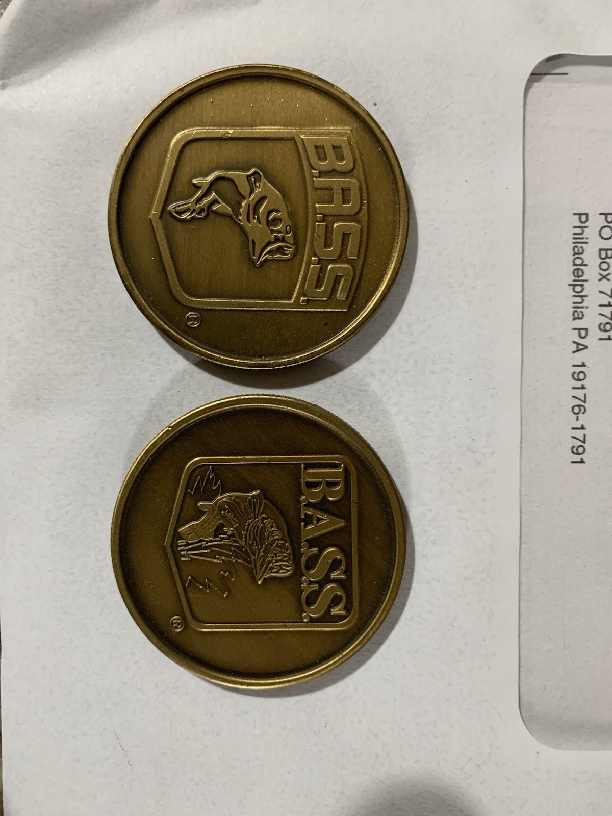 Bass Pro Shops Bass Collectors Series Brass Medallions – The Duel & The Pursuit