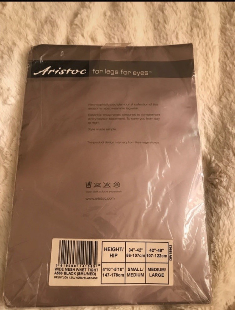 Aristoc Fish Net Tights Black Medium