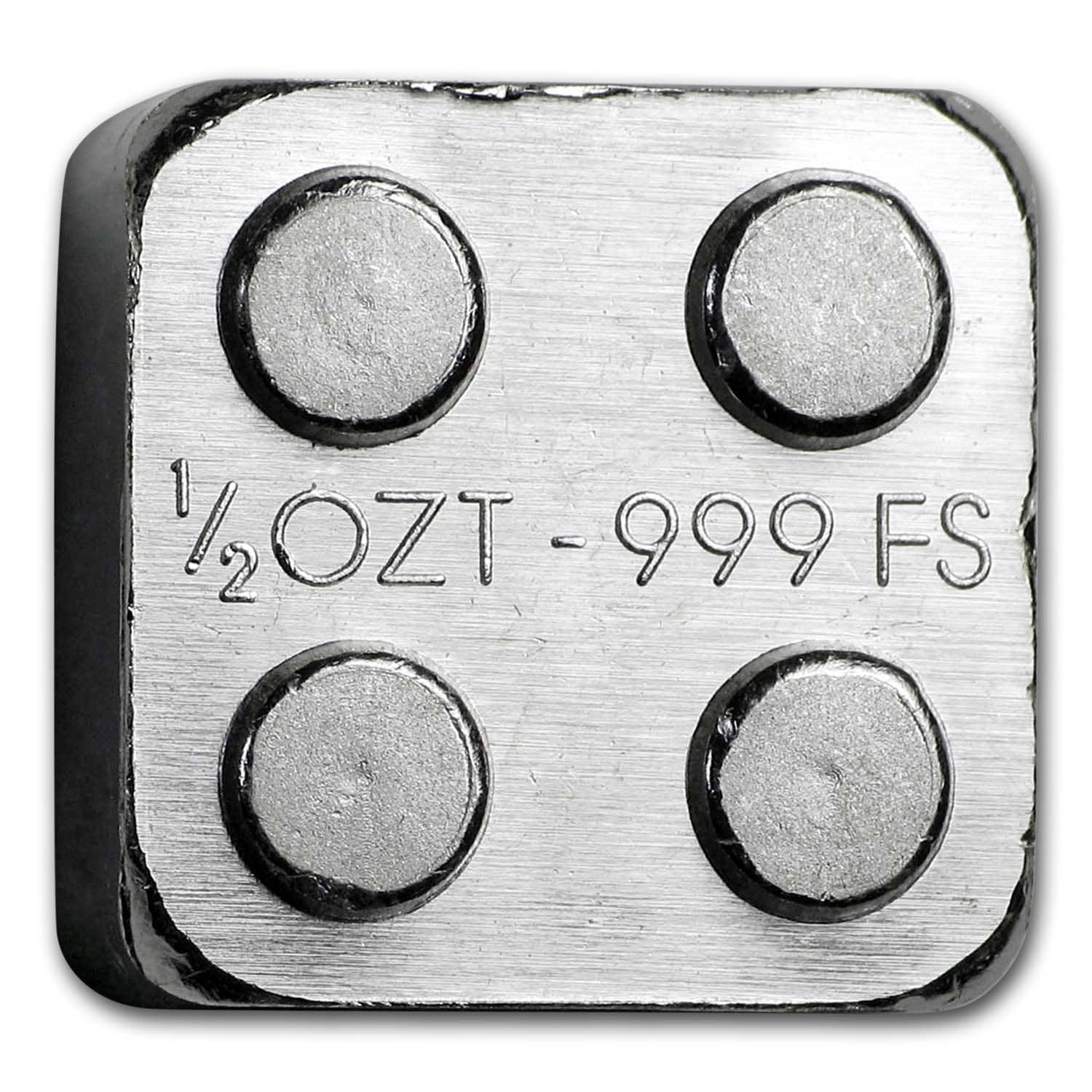 1/2 oz Silver Building Block Bars (2x2)