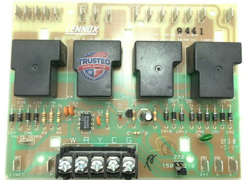 BCC2-3 GUARANTEED WORKING TESTED GOOD Furnace Control Circuit Board LB-65126A
