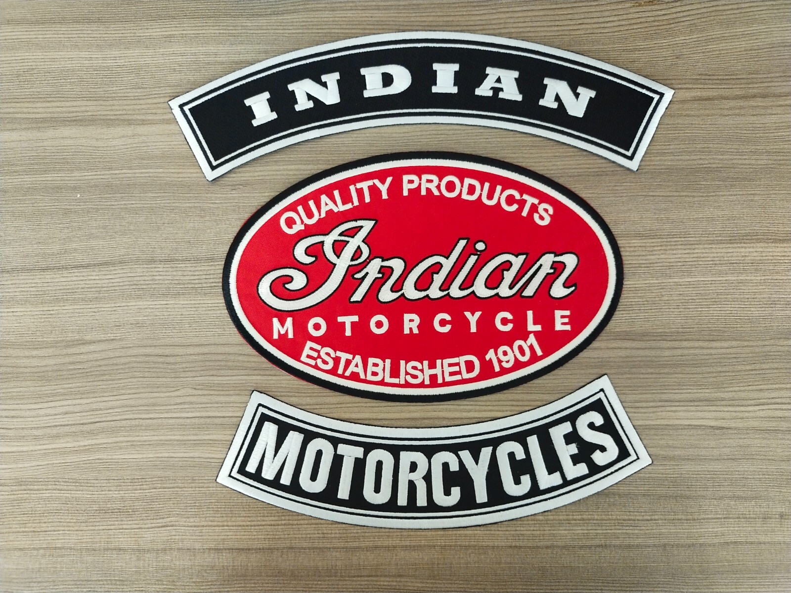 BIG PATCH American Motorcycle Indian for Biker Rider Embroidered Iron on Patch