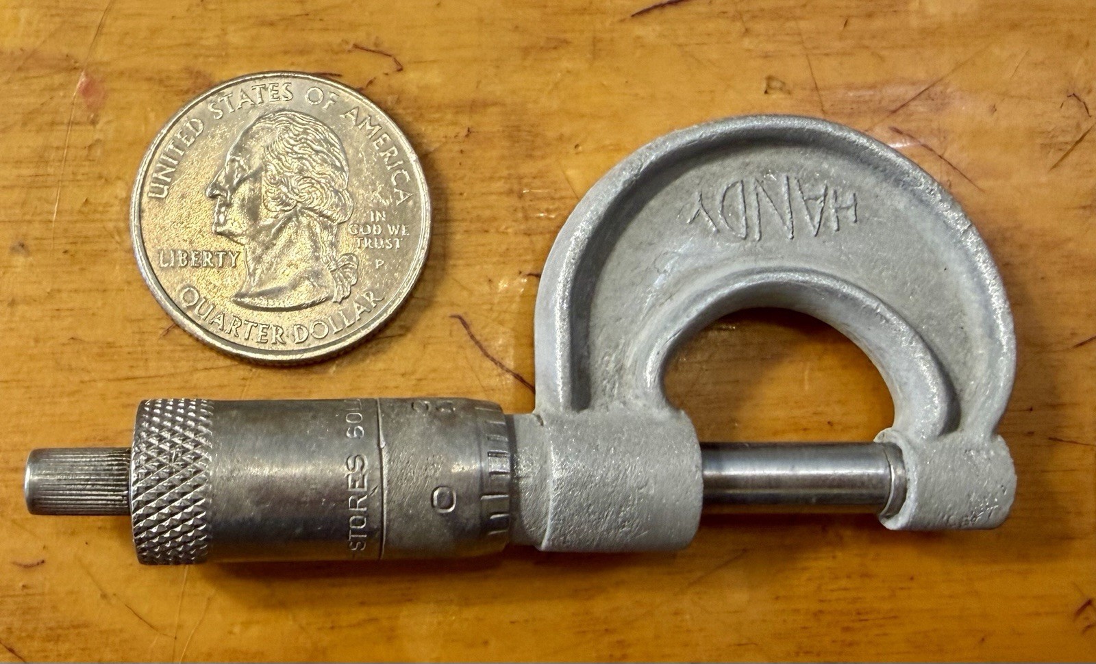 Vintage Woolworth Micrometer Caliper