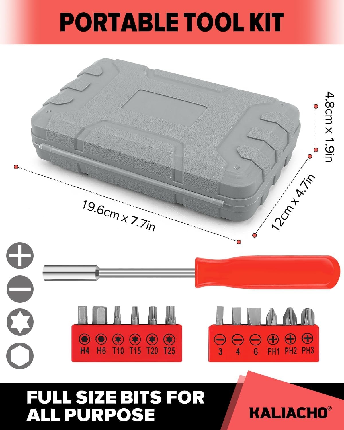 Household diy hand tool kit with case