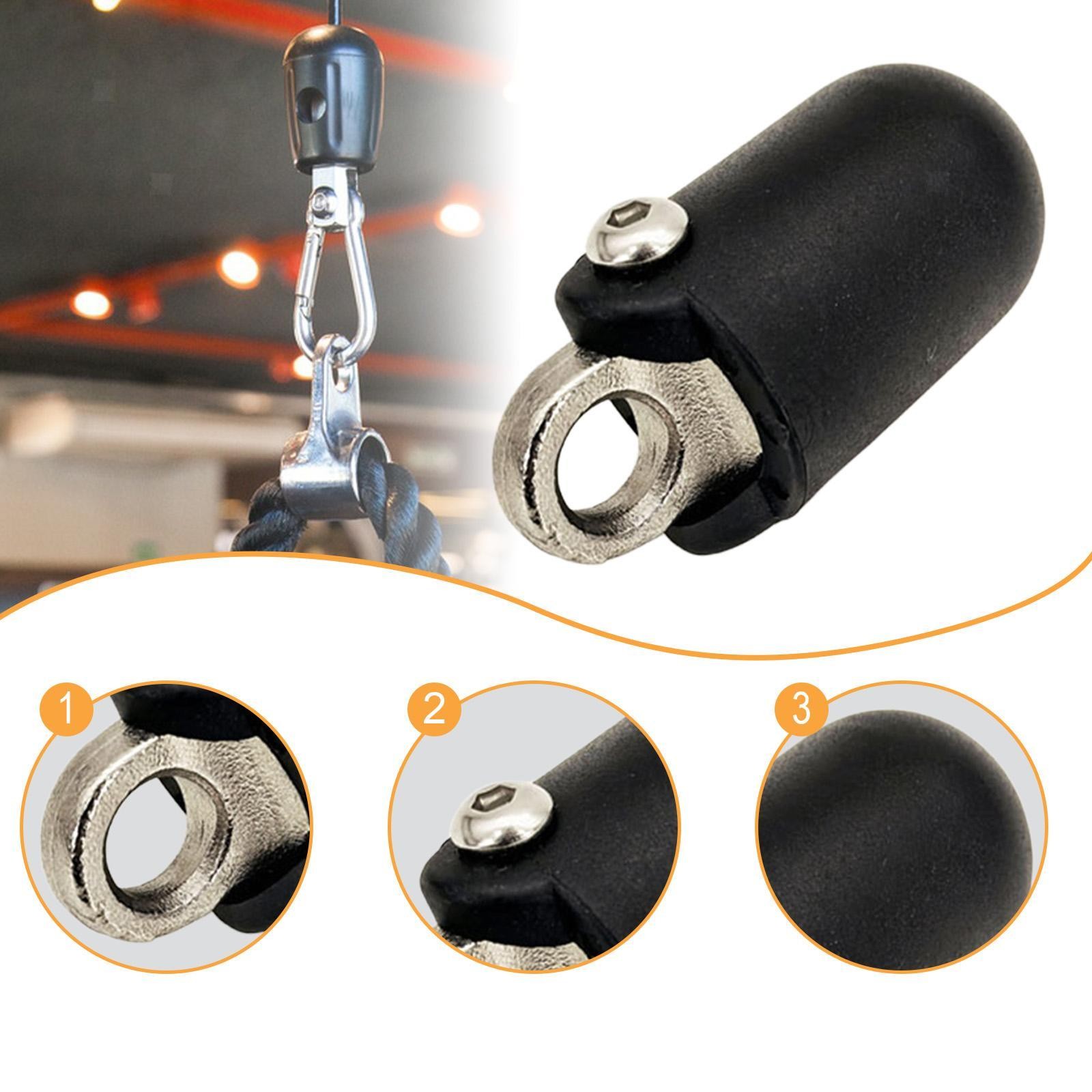 Gym Equipment Cable End Exercise Attachment Fitting Part Replacement Gym Machine