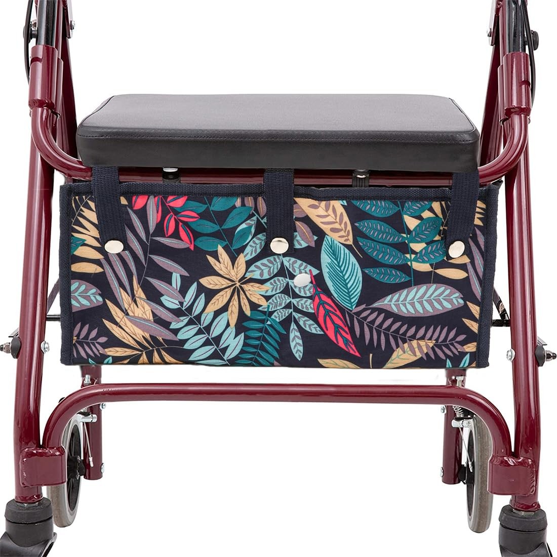 Dongawin Walker Bag Under Seat for Four Wheel Rollator, medium, Maple leaf