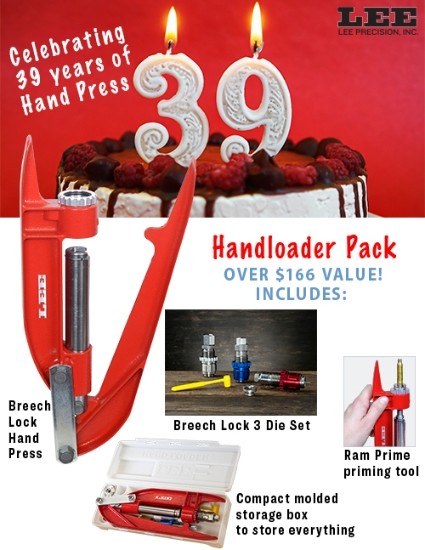 Lee Handloader Kit .223 Remington Complete Reloading Hand Press Kit - 92118