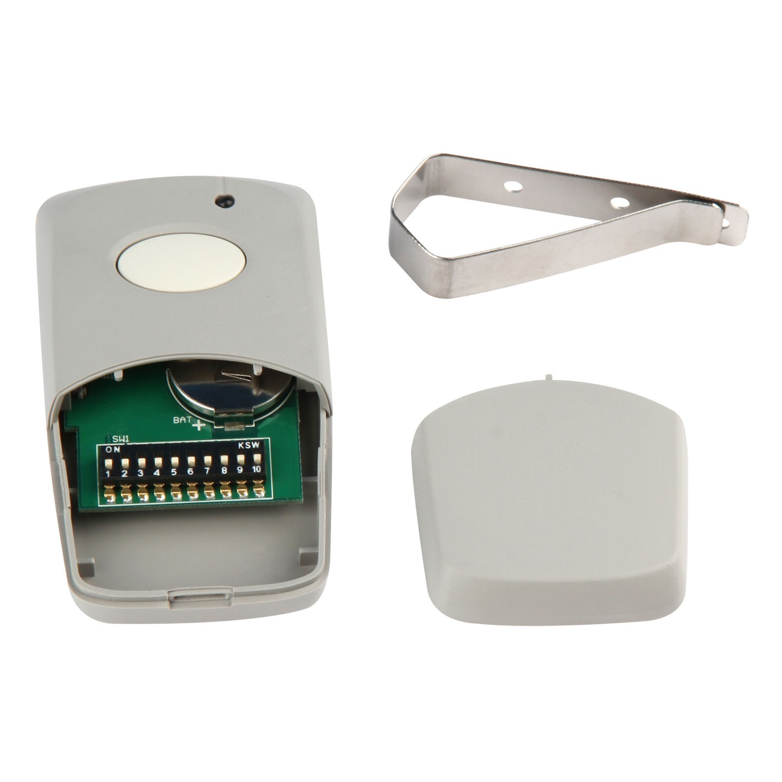 Garage Door Opener 2-Button Remote Grey for Linear Multi-Code MCS412001