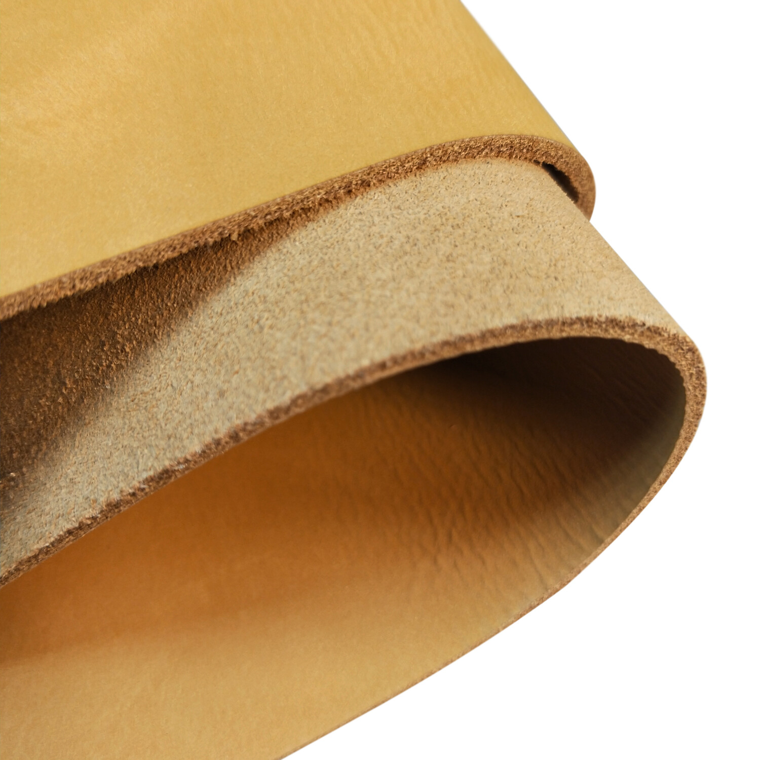5-6OZ Yellow Gold Head Brushed Genuine Cowhide Leather Sheets Multi-size