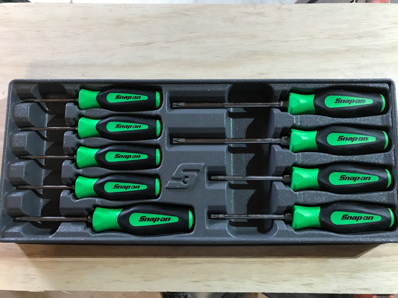 Snap On SGDTX90BG T8 thru T45 Torx Screwdriver Set