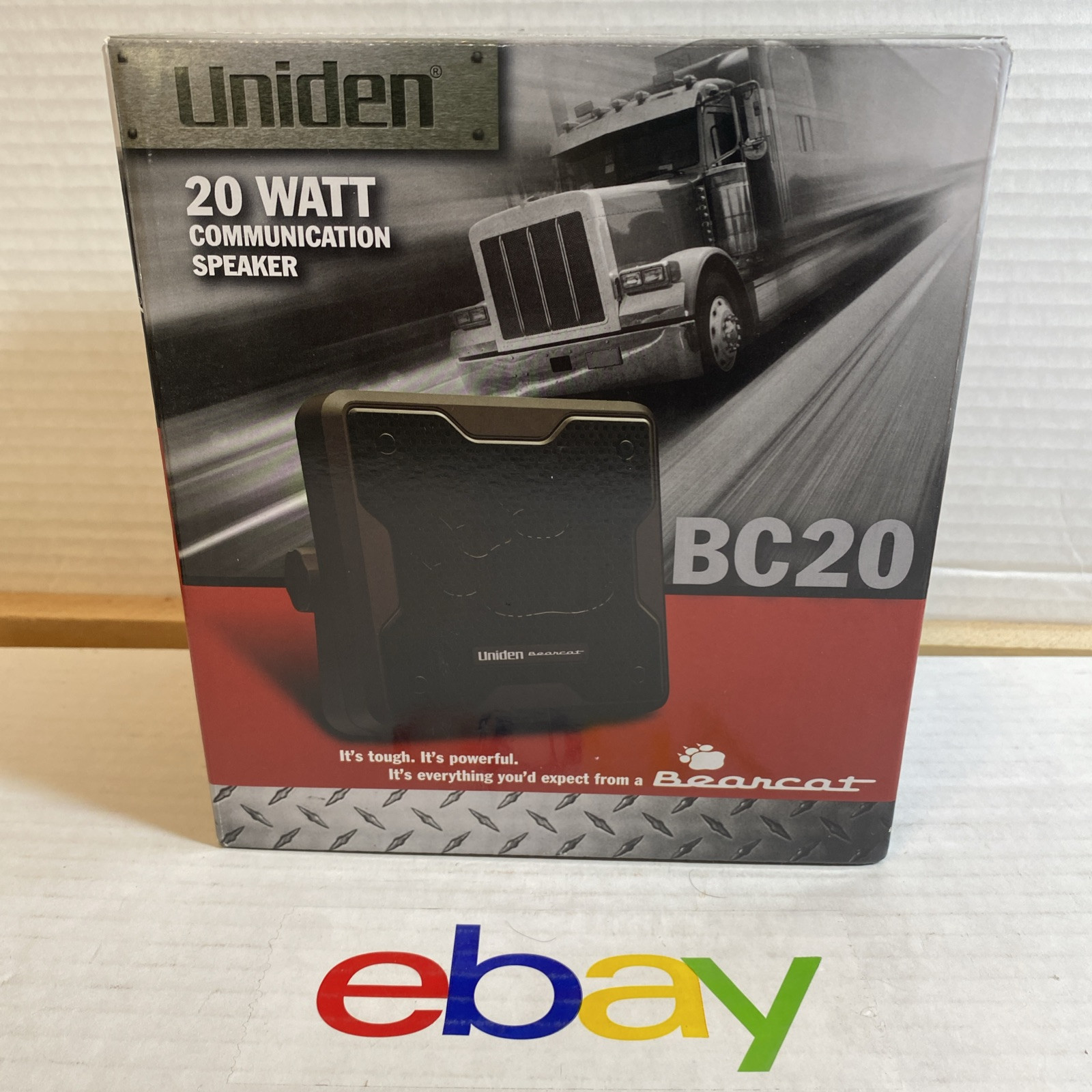 Uniden BC20 20 Watt External CB Radio Police Scanner Speaker w/3.5mm Plug NEW