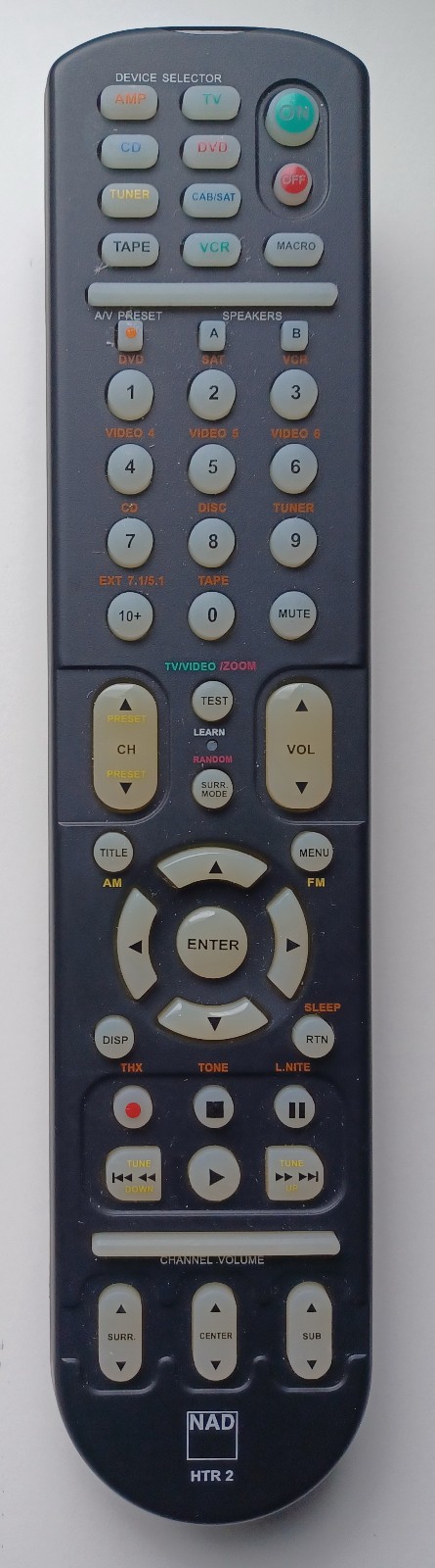 NAD HTR2 Remote