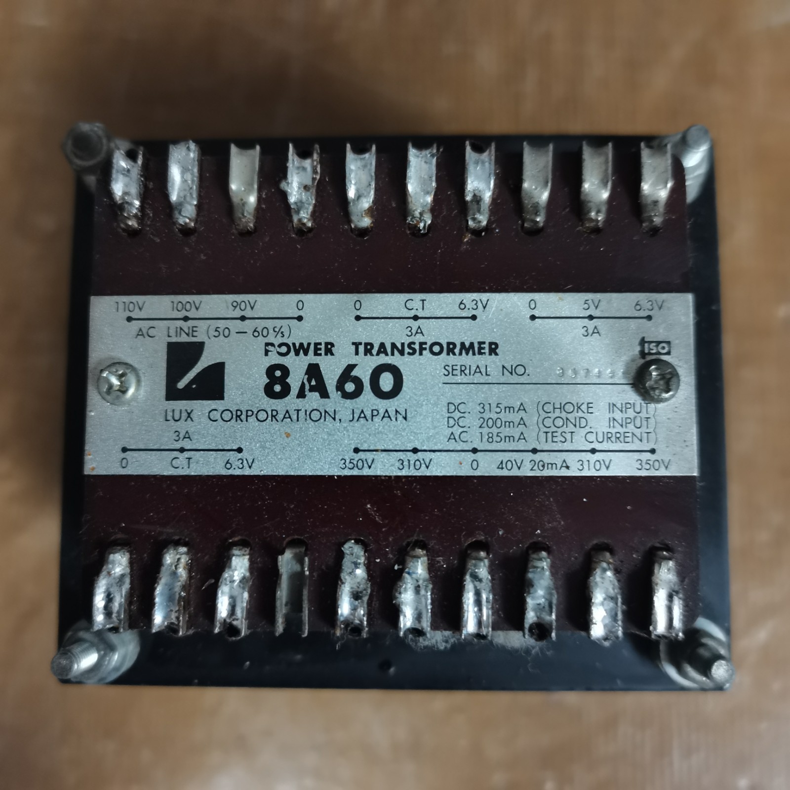 LUX 8A60 power transformer for tube amplifiers