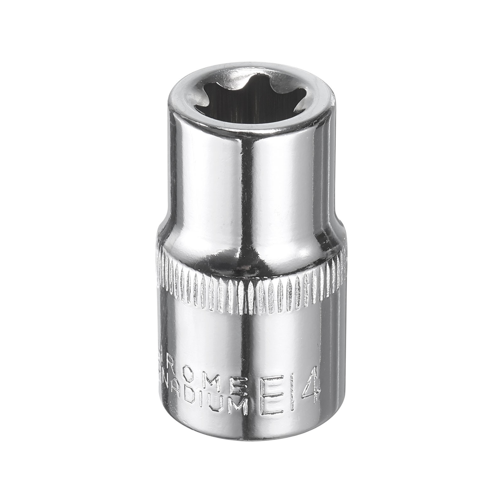 E-Torx Socket 1/2" Drive E14 Star Socket 1.5" Length 6 Point Spline Sleeve