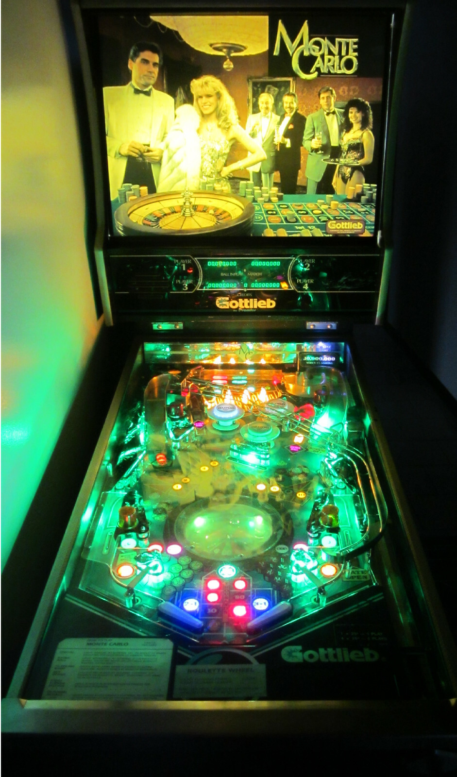 MONTE CARLO - NON GHOSTING Lighting Kit custom SUPER BRIGHT PINBALL LED KIT
