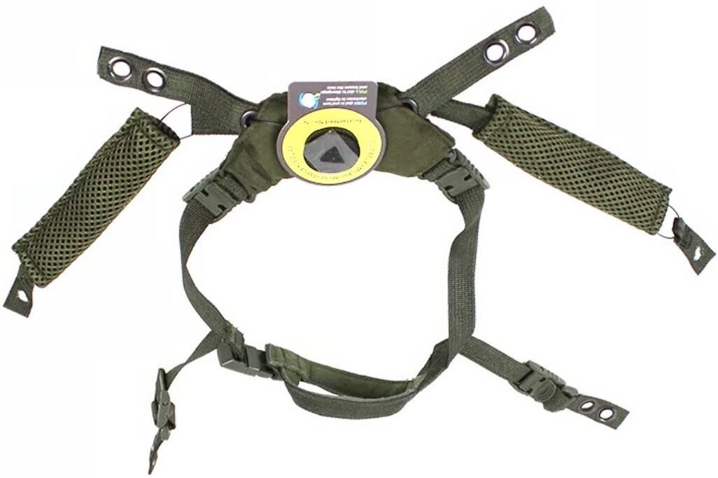 Olive Drab Ballistic Helmet DIAL Retention System Harness M L XL ACH ECH FAST