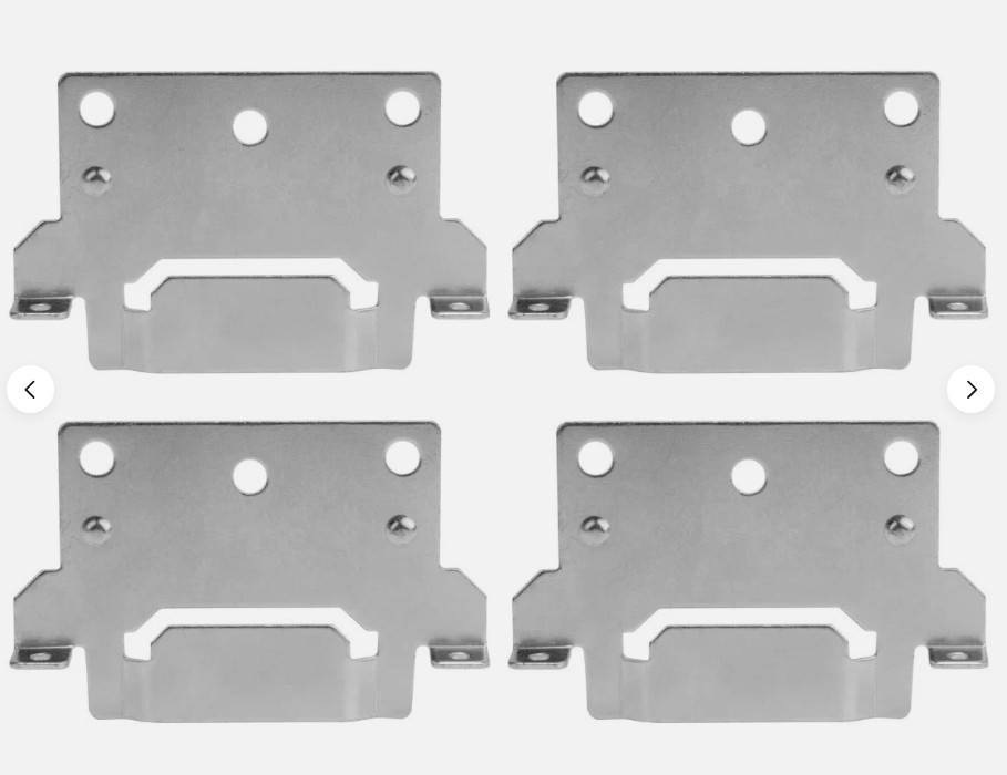 4 Pc 116791 IKEA Skorva Midbeam MOUNTING BRACKETS Metal CAMPER BED FRAME Bracket
