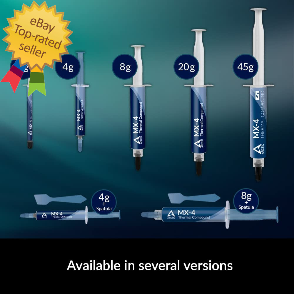 MX-4 (4 G) - Premium Performance Thermal Paste for All Processors (CPU, GPU - PC