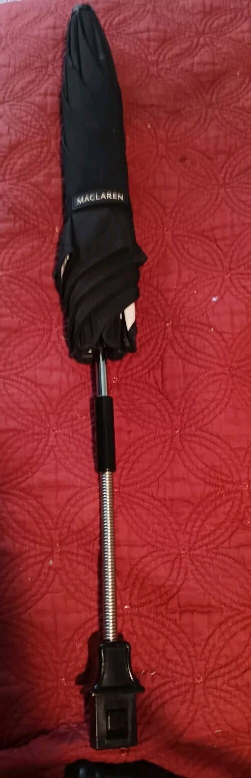Black Maclaren Baby umbrella For stroller