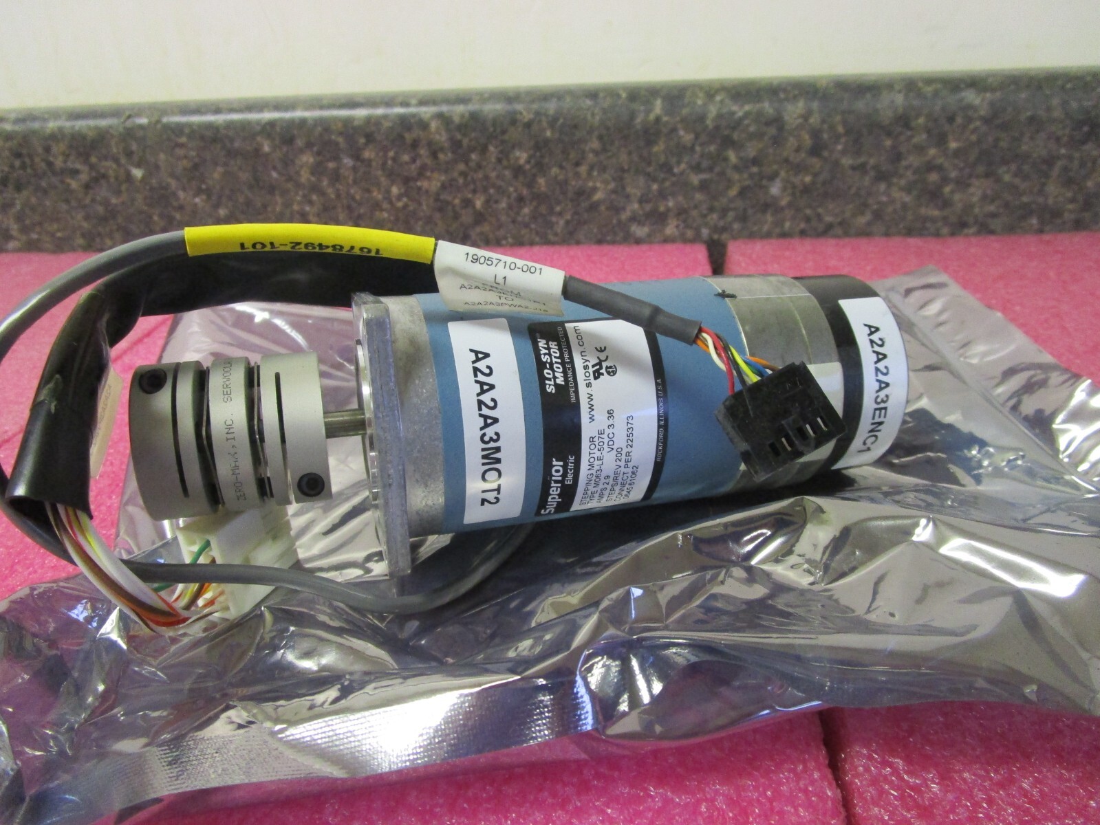 NEW! Superior Electric Stepper Motor M063-LE-507E 3.36VDC  2.9AMP Steps/Revs 200