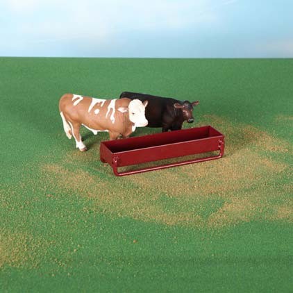 1/16 Little Buster Toys Cattle Metal Red Bunk Feeder 500228