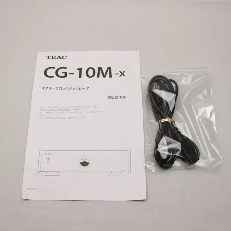 TEAC CG-10M-X Master Clock Generator Silver w/ Cable Used Japan
