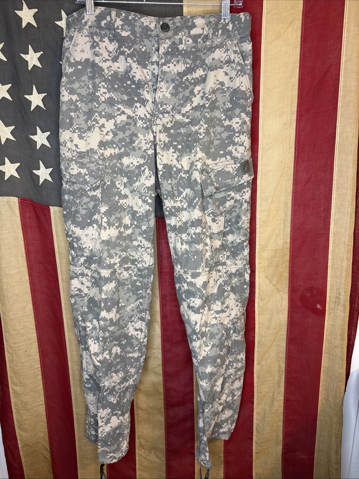Small Regular - Army Combat Pants FR ACU Digital Camo USGI 5307