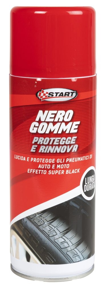 START Spray Nero For Tyres 400ml - Gloss Effect And Professional Protection ST