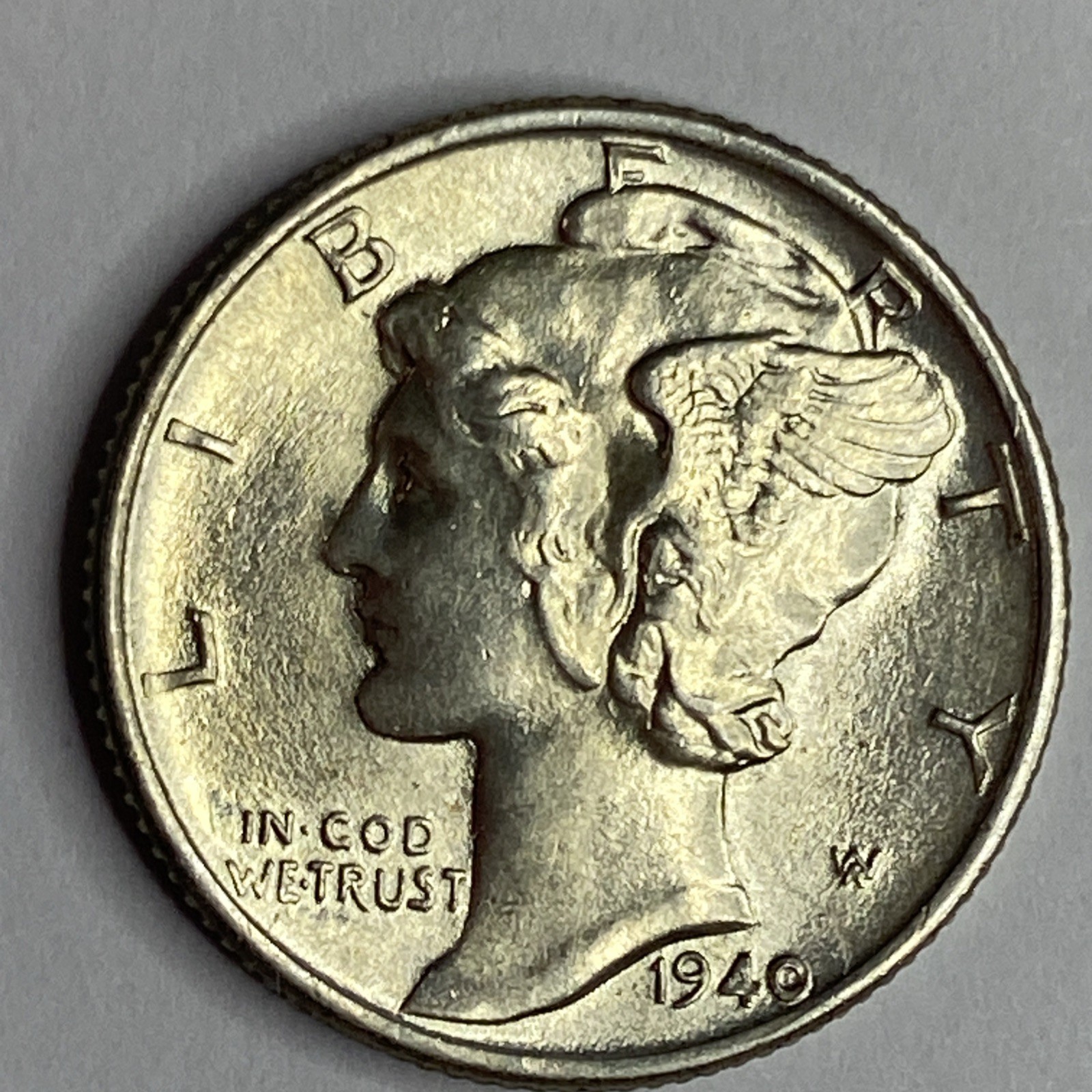 1940 10C Mercury Dime
