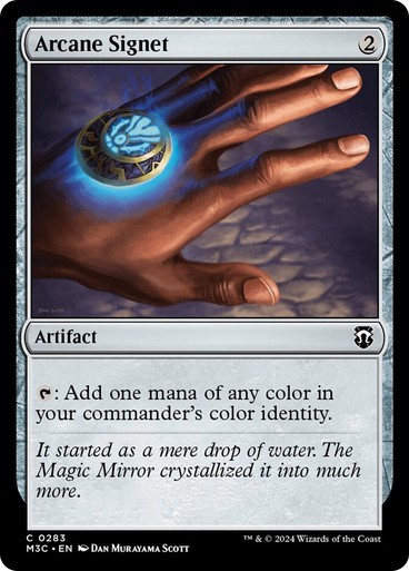 Arcane Signet NM MTG Commander: Modern Horizons 3 Mana Ramp Artifact Regular