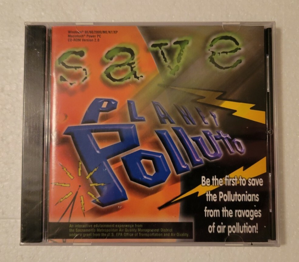 Save Planet Polluto CD ROM 2002