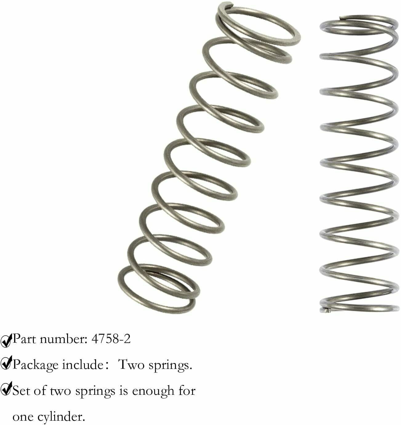 4758-2 Checking Springs Low Tension Replace Valve Spring 0.84" Diameter (2PCS)