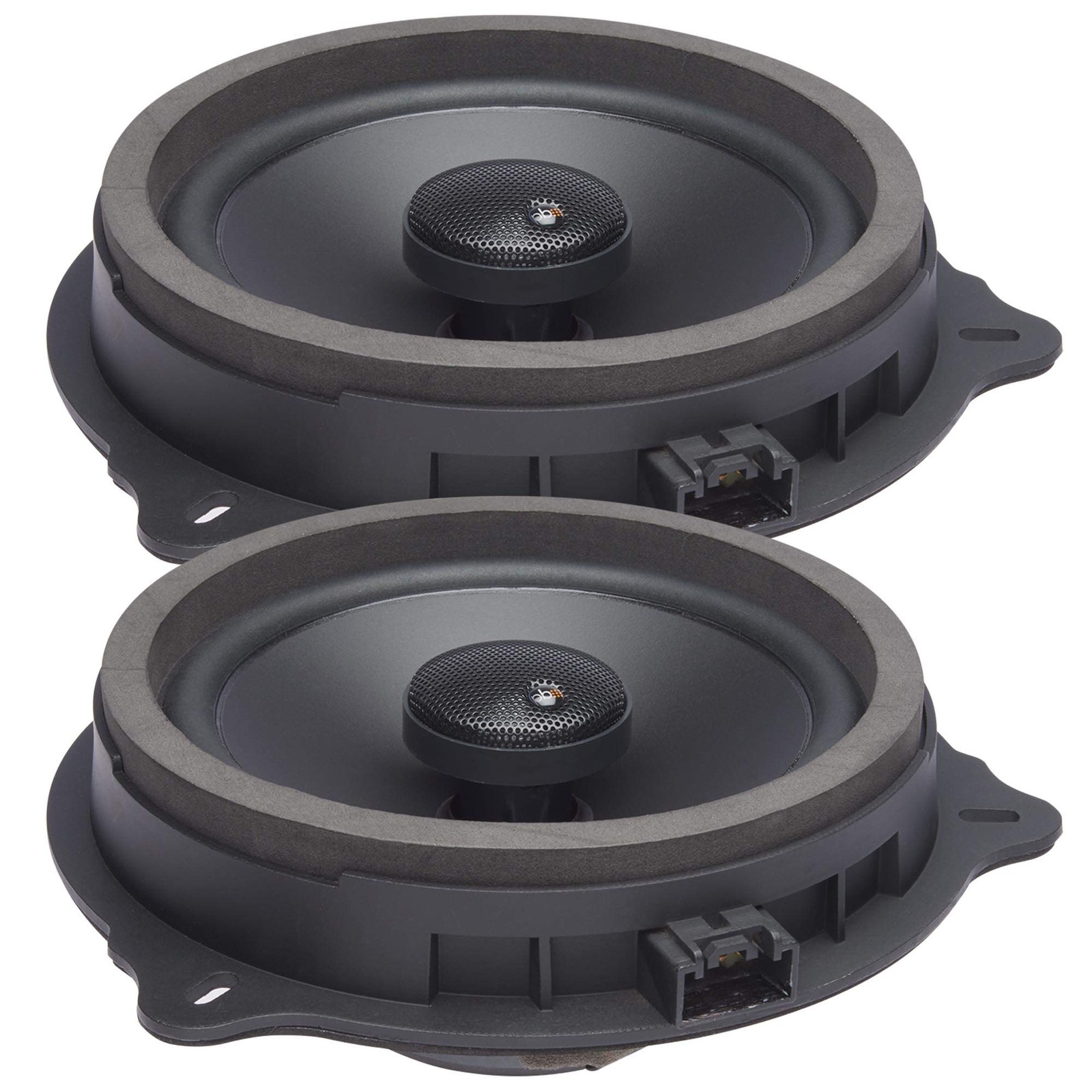 PowerBass OE652-FD - 6.5" Ford OEM Replacement Coaxial Speakers - Pair Black