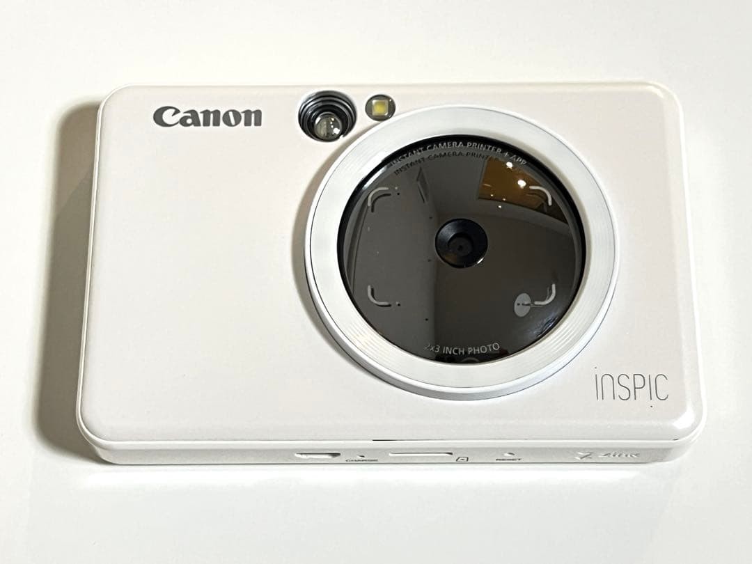 Canon Camera Inspic Zv-123 Pearl White