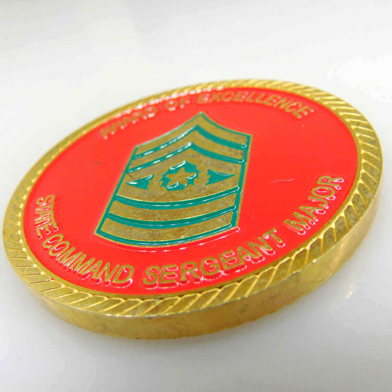 JOINT FORCES KENTUCKY HEADQUARTERS STATE COMMAND SERGEANT MAJOR CHALLENGE COIN
