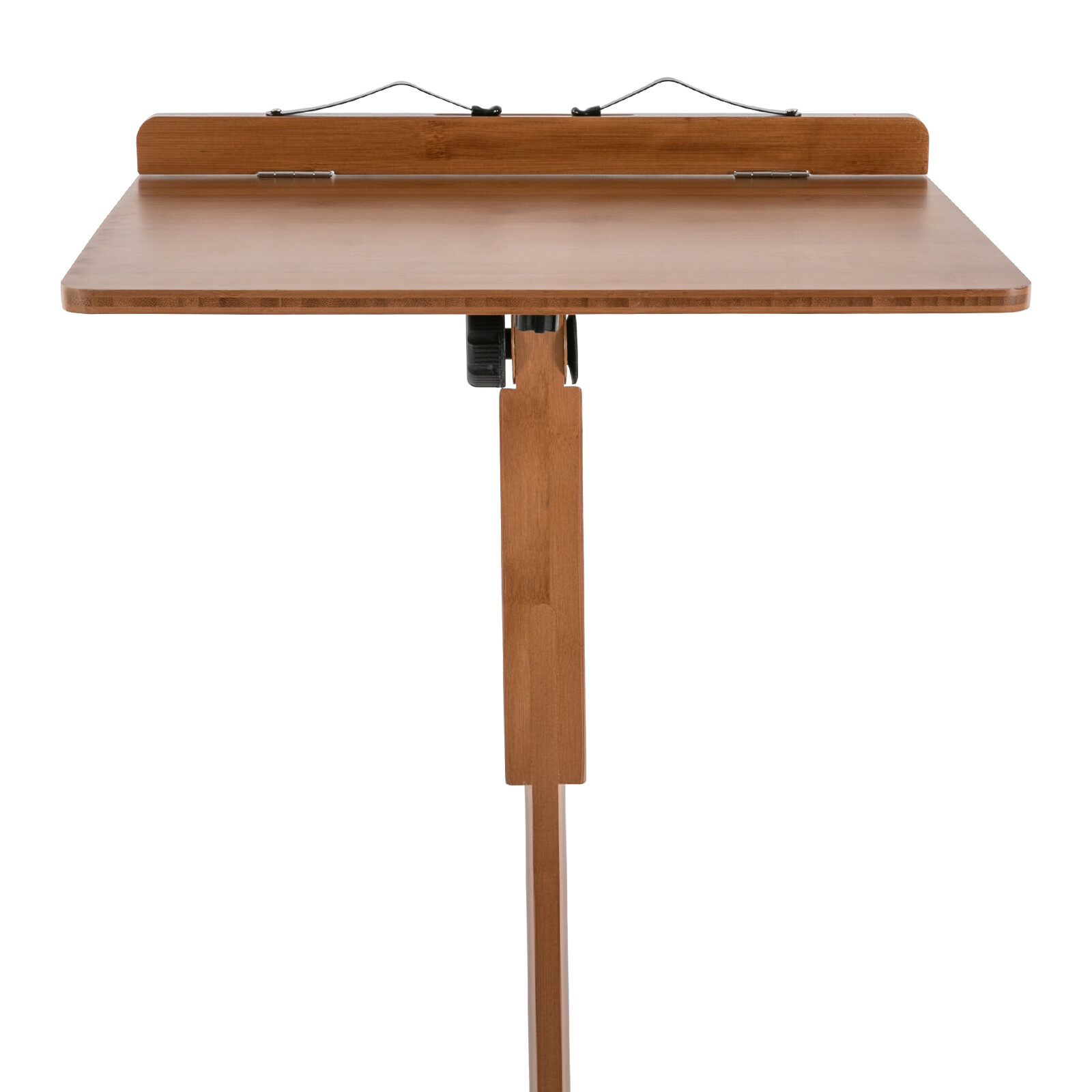 340° Adjustable Height Portable Book Stand Sheet Pro Music Stand W/ Phone Holder